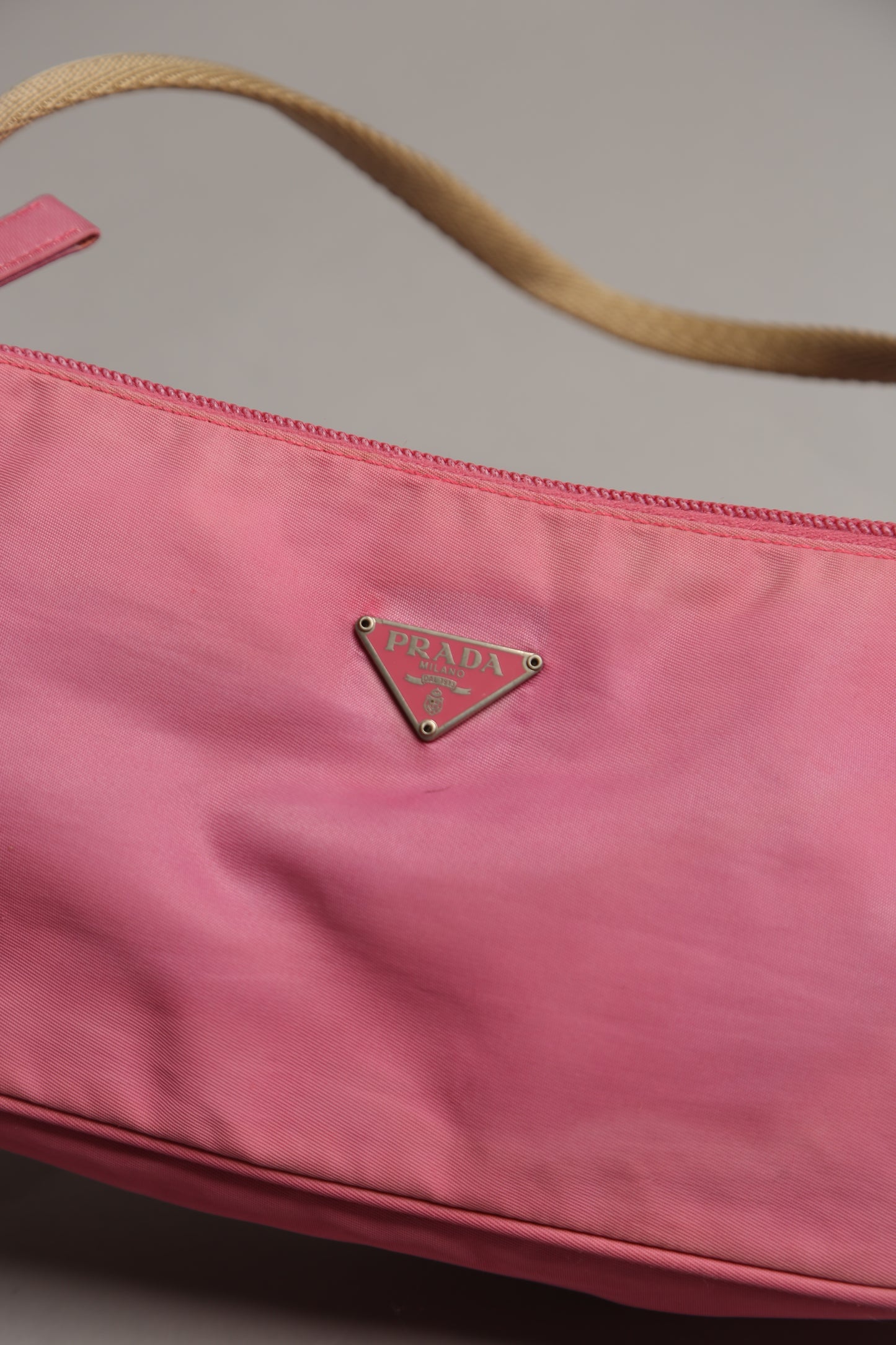 Pink PRADA Nylon Bag