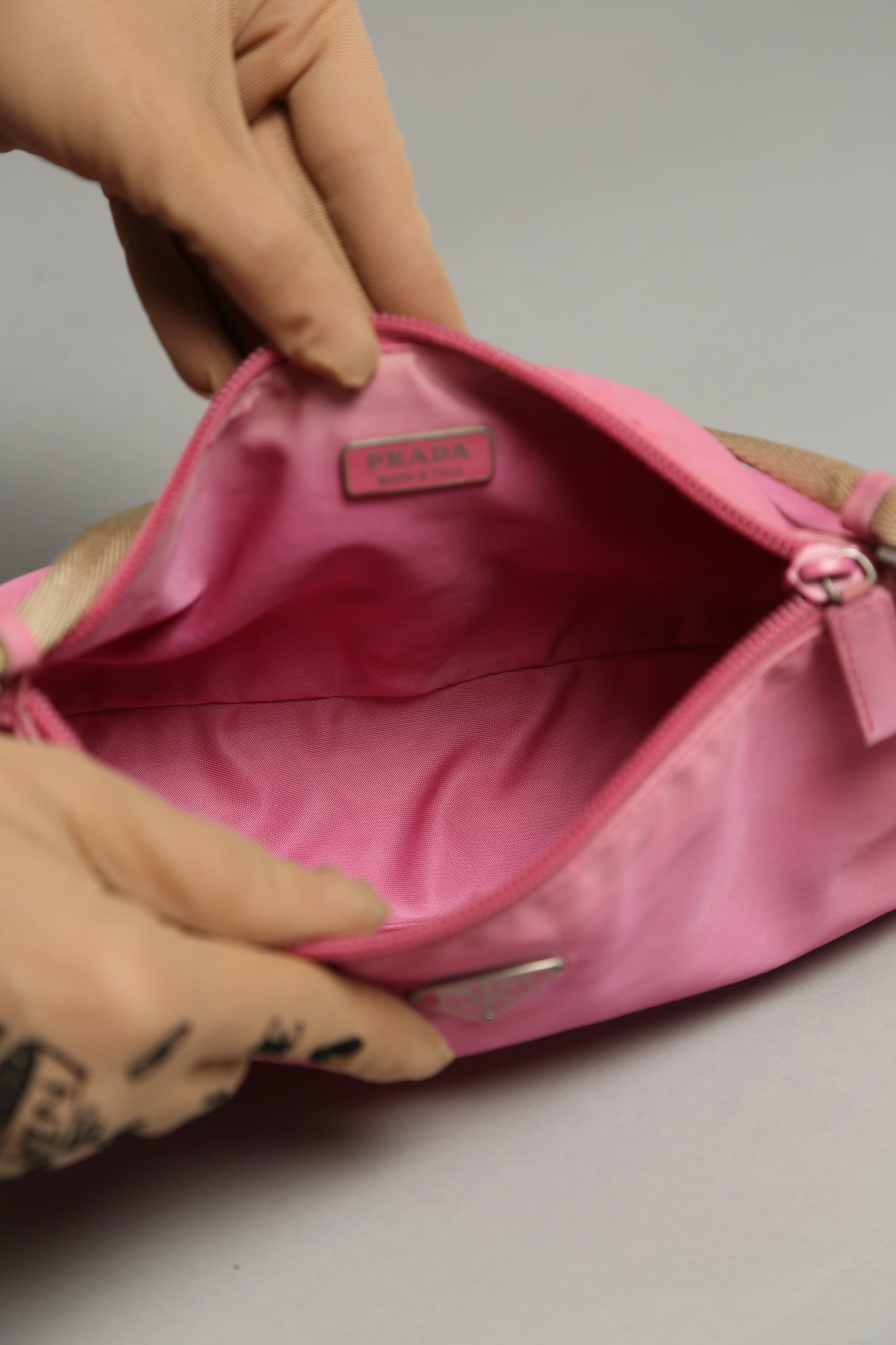 Pink PRADA Nylon Bag