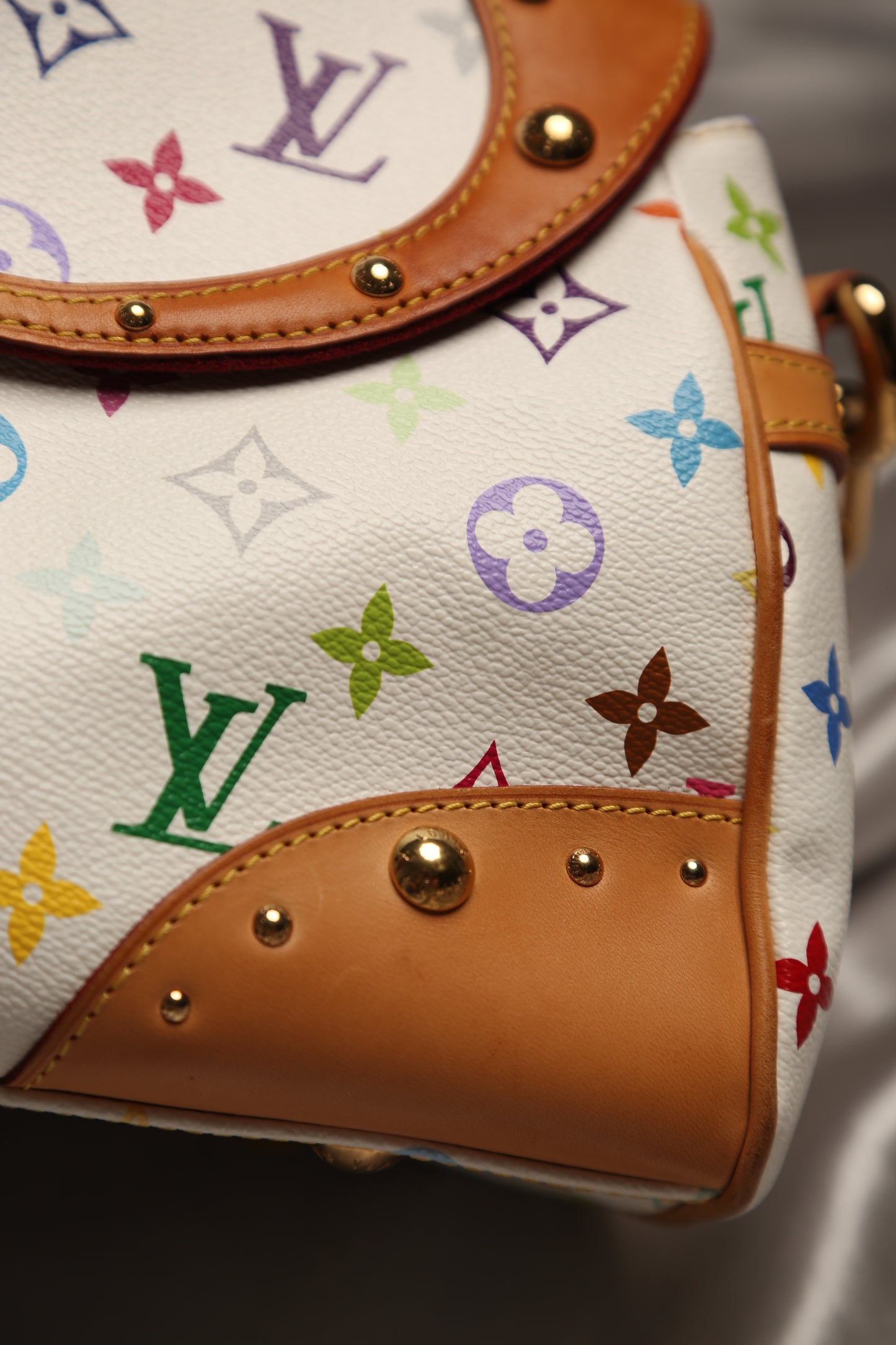 LOUIS VUITTON X Takashi Murakami Beverly MM Handbag