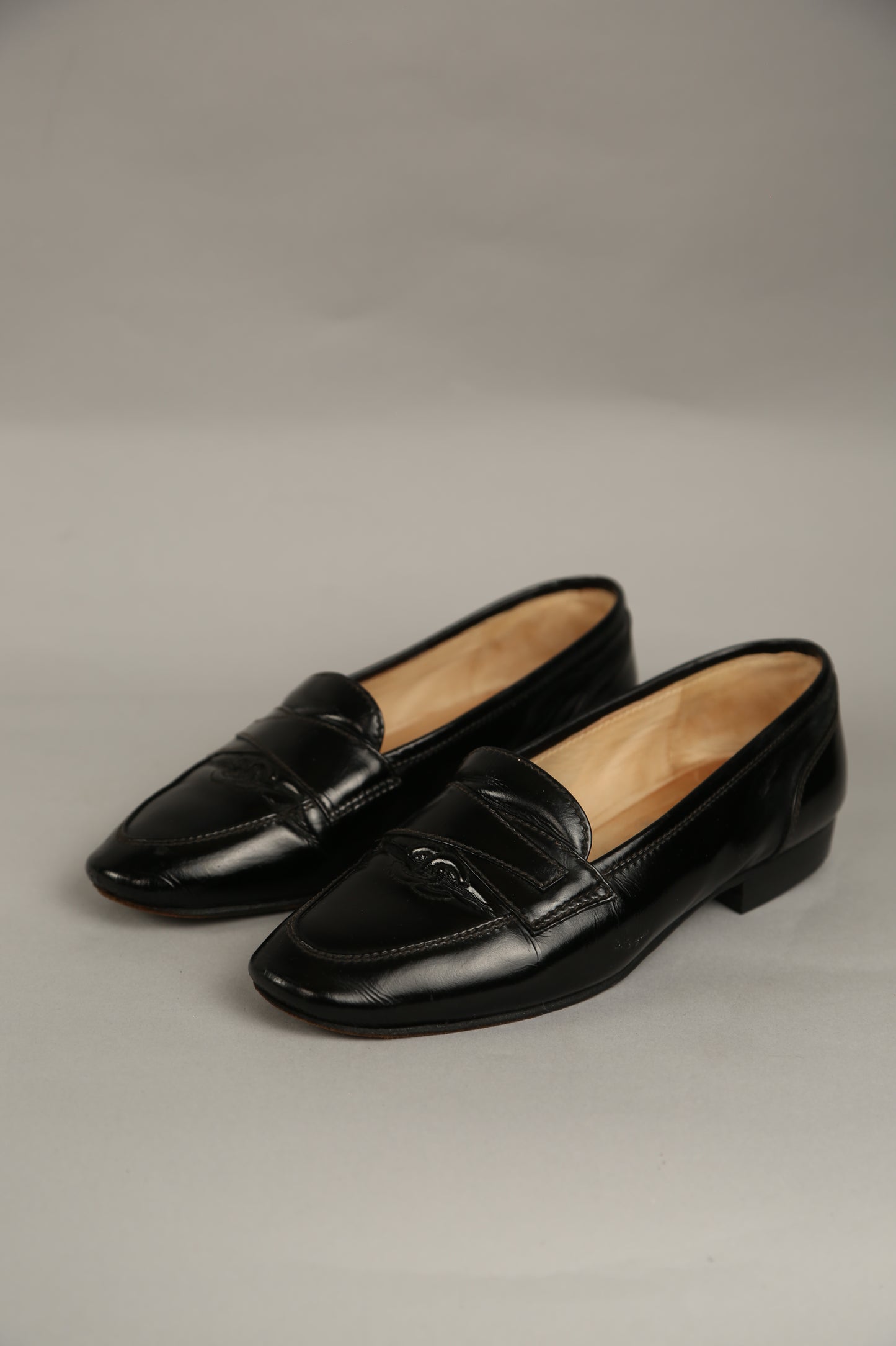CHANEL CC Loafer Patent Leather