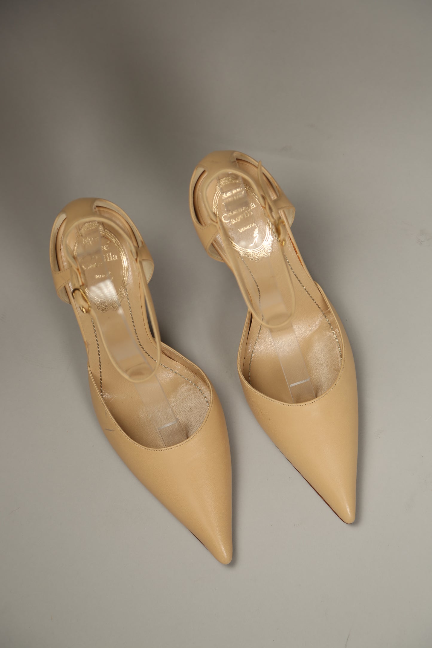 RENE CAOVILLA Nude Heels