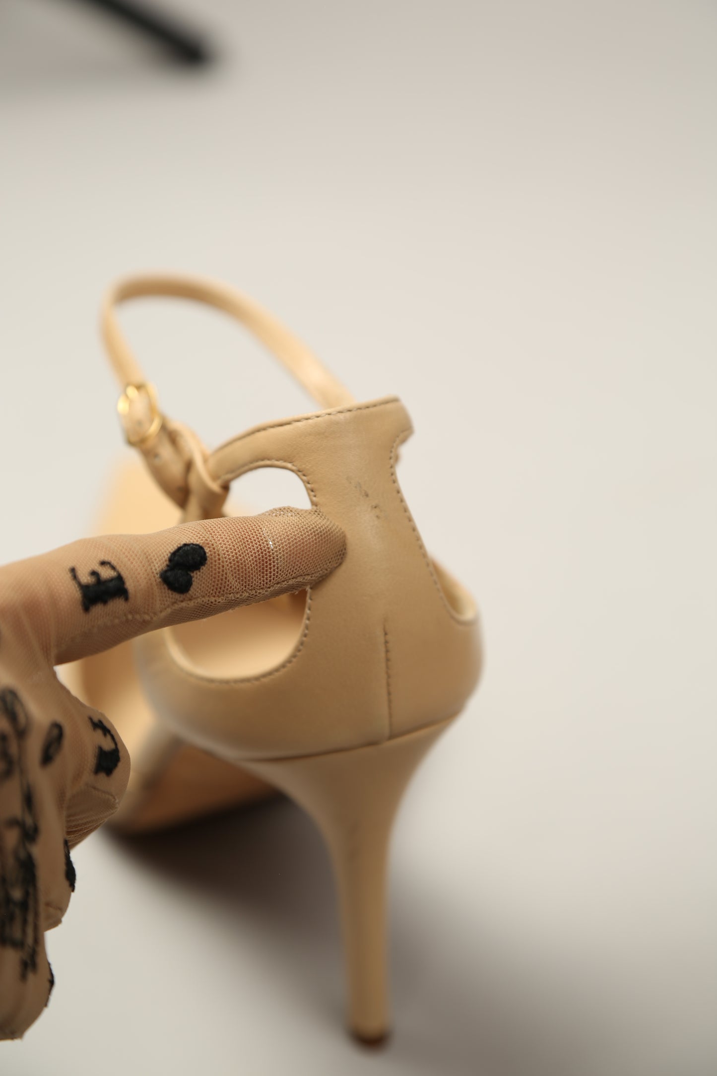 RENE CAOVILLA Nude Heels