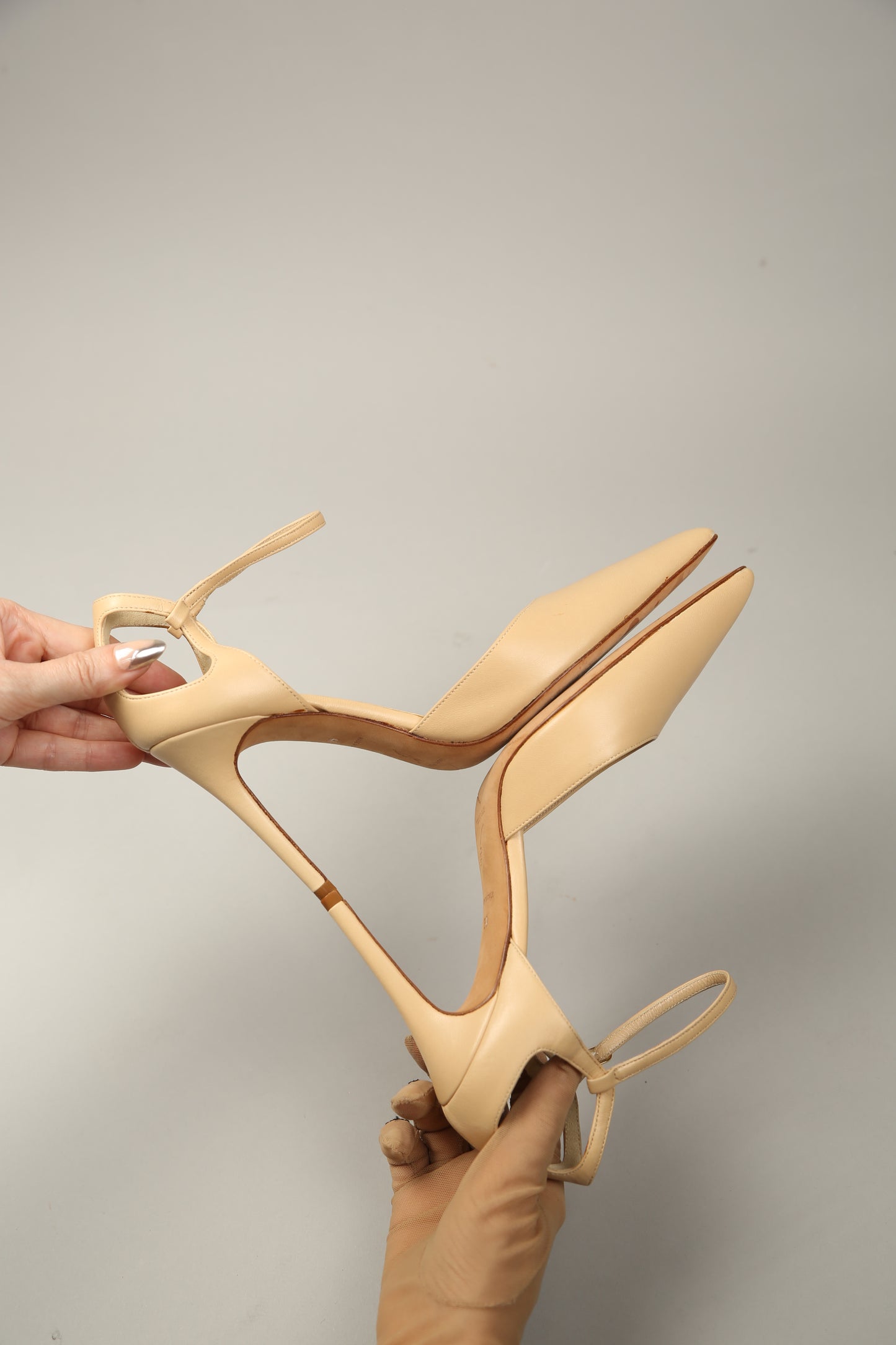 RENE CAOVILLA Nude Heels