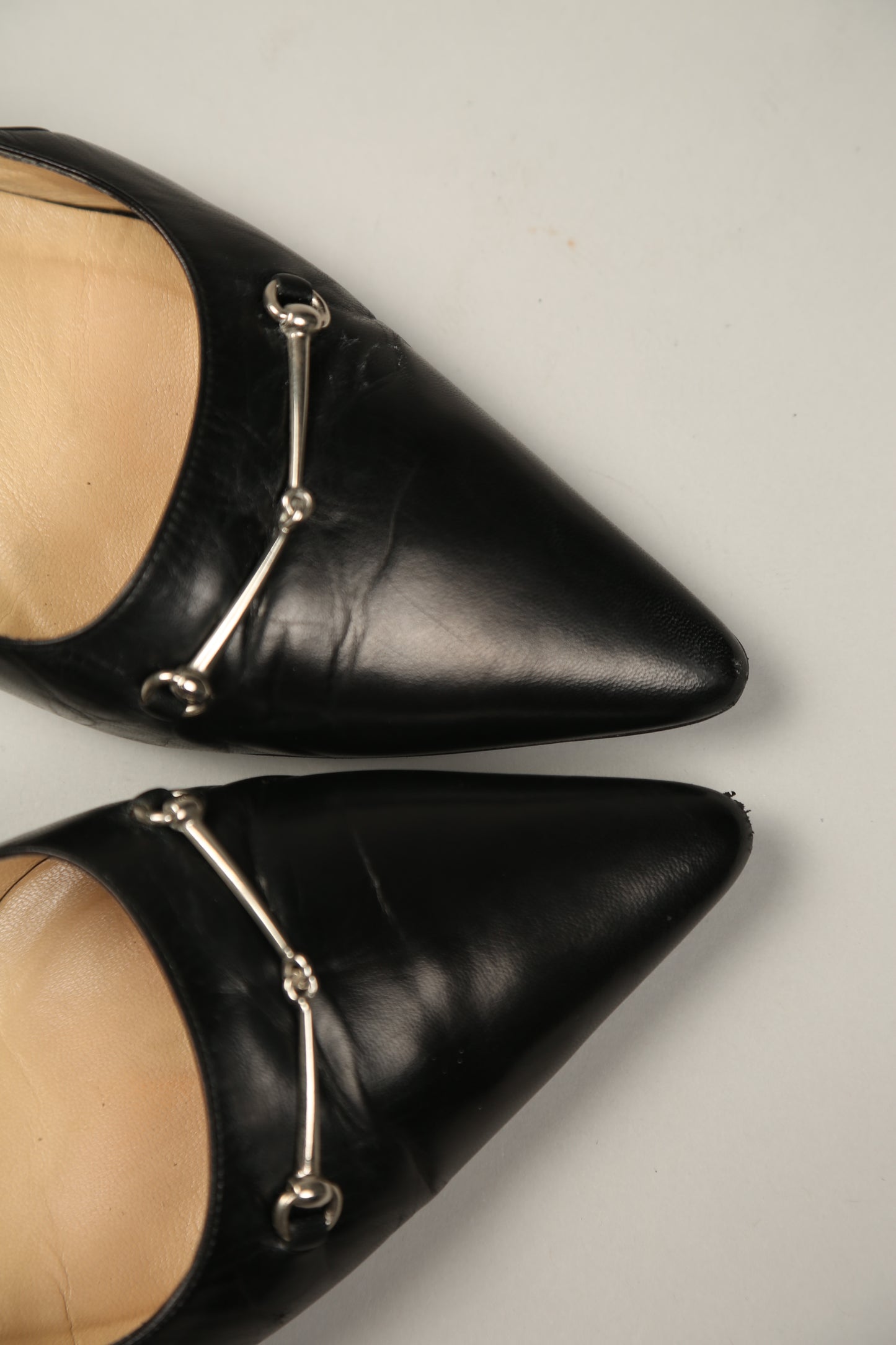 GUCCI Black Slingbacks