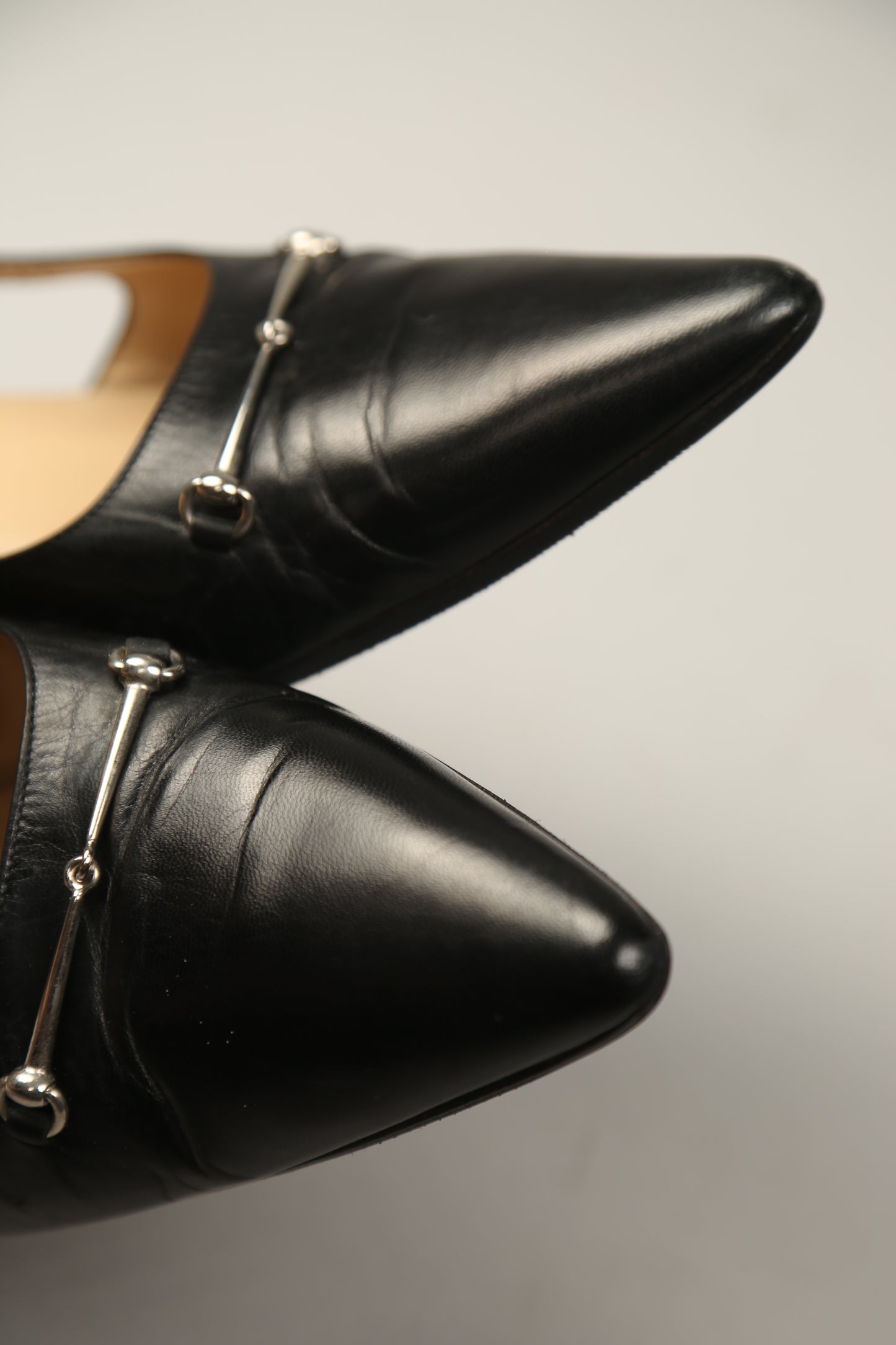 GUCCI Black Slingbacks