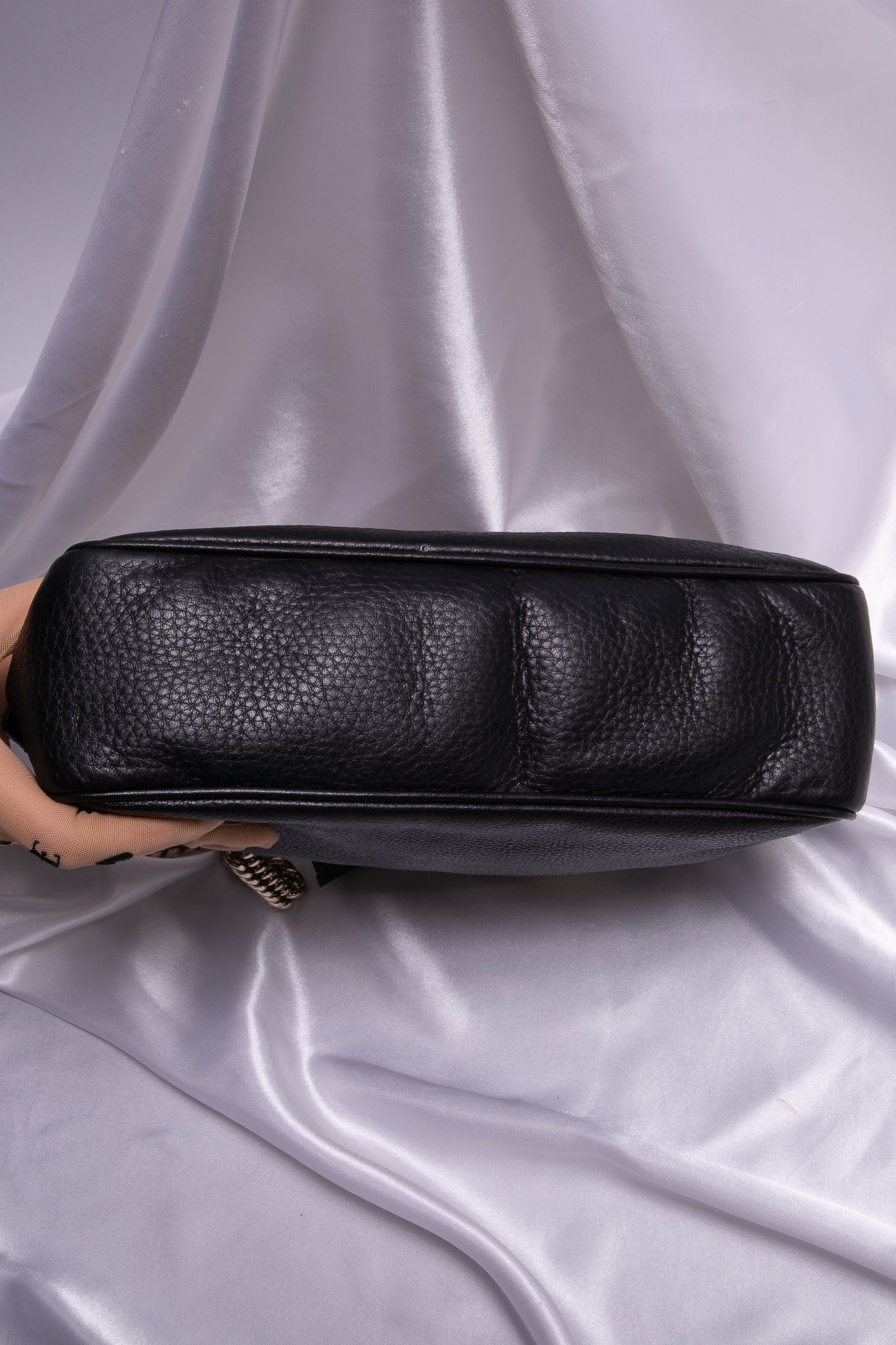 GUCCI Leather Soho Medium Shoulder Bag