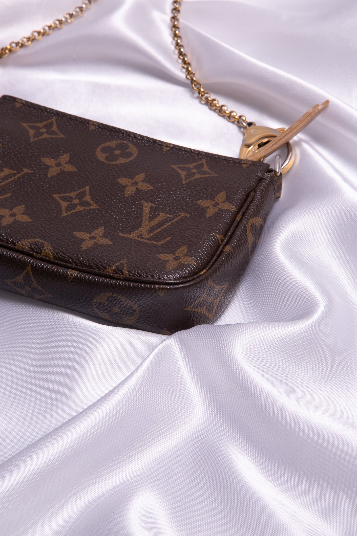 Rare LOUIS VUITTON Monogram Mini Pochette, Limited Edition